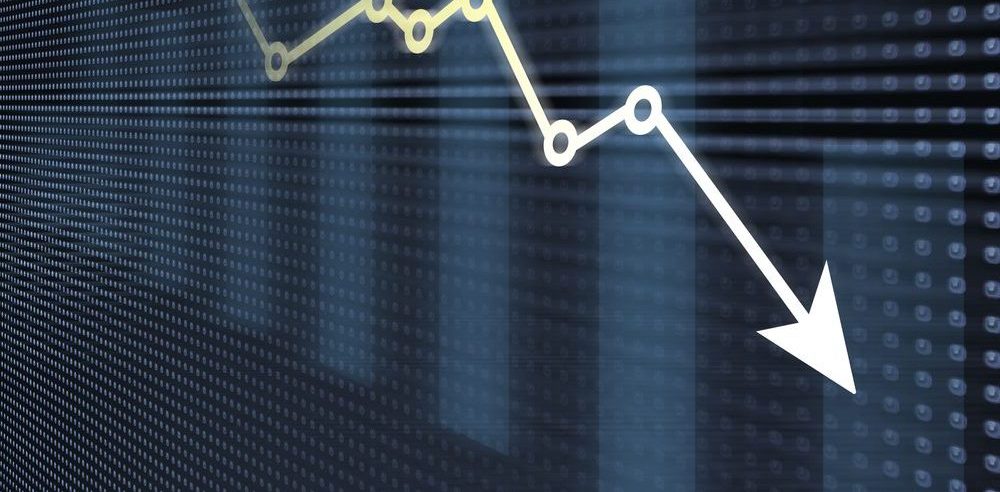 Line graph going down