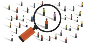 Lens focusing CX measurement on customers within a larger group